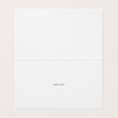 Elegant Lotus Glitter Gold Visitekaartje (Binnenkant ongevouwen)