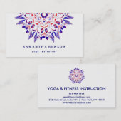 Elegant Lotus Logo Yoga Meditation Wellness Visitekaartje (Voorkant / Achterkant)