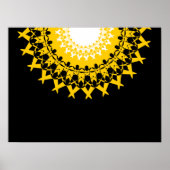 Elegant Lotus Mandala Poster (Voorkant)