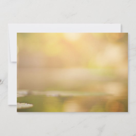 Elegant Lotus String Lights Retirement Party Kaart (Achterkant)