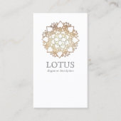 Elegant Lotus Women's Mode Boutique White Visitekaartje (Voorkant)