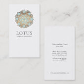 Elegant Lotus Women's Mode Boutique White Visitekaartje (Voorkant / Achterkant)