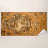 Elegant Louis XV Petite Fille Floral Strandlaken (Voorkant)