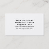 Elegant Love Hearts Visitekaartje (Achterkant)