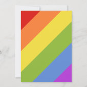 Elegant LOVE letters Pride met de LOVE repetitie Kaart (Achterkant)