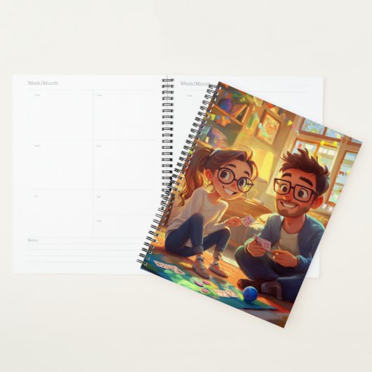 Elegant Love Script Wedding Photo Album Multomap Planner (Display)