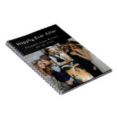 Elegant Love Script Wedding Photo Album Notitieboek (Rechterzijde)