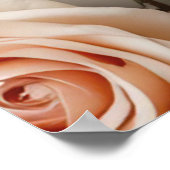 Elegant Love Story Quote met Rozen Poster (Hoek)