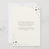 Elegant 'Love' Valentijnsdag Flat Photo Card Feestdagenkaart (Achterkant)