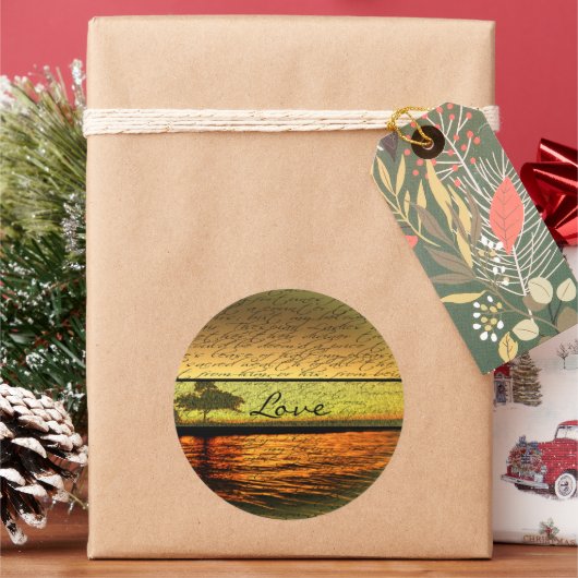 Elegant Love Wedding Stickers (Feestdagen)