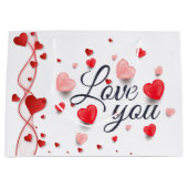 Elegant love you for Valentijnsdag Groot Cadeauzakje (Voorkant)