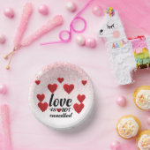 Elegant love you for Valentijnsdag Papieren Kommen (Feest)