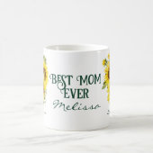 Elegant Lovely Rustic Sunflower Best Mama ooit Koffiemok (Center)