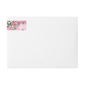 Elegant luipaard Afdrukken en Floral Design (Voorkant)