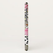 Elegant luipaard Afdrukken en Floral Design Case-Mate iPhone Case (Achterkant/links)