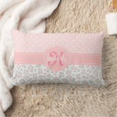 Elegant luipaard roze Stippen Girly Chic Custom Kussen (Deken)