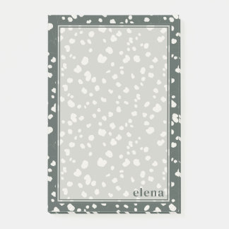Elegant Lunaria Monogram Personalized Post-it® Notes