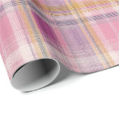 Elegant luxe geruite kerstcadeauverpakkings papier (Rol Hoek)
