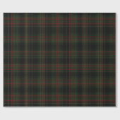 Elegant luxe geruite kerstcadeauverpakkings papier (Vlak)