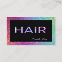 Elegant luxe glamoureus glittery HAIR holographic