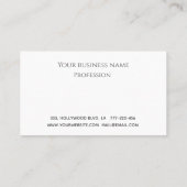 Elegant luxe glittery diamantzweetjes make-up oog klantenkaartje (Achterkant)