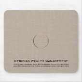 Elegant Luxe Goud Logo Muismat (Voorkant)