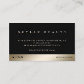 Elegant Luxe Goud Zwart Loyalty Love Rewards (Achterkant)