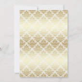 ELEGANT LUXE GOUDEN KANTEN TROUWKAART KAART (Achterkant)