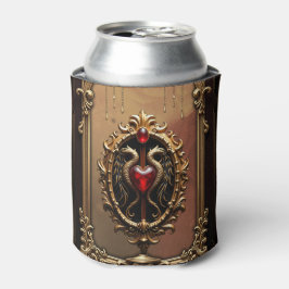Elegant luxe hart embleem. blikjeskoeler