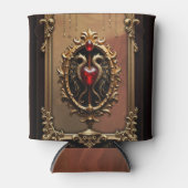 Elegant luxe hart embleem. blikjeskoeler (Voorkant)