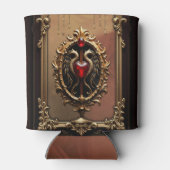 Elegant luxe hart embleem. blikjeskoeler (Achterkant)