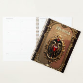 Elegant luxe hart embleem. planner (Display)