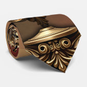 Elegant luxe hart embleem. stropdas (Opgerold)