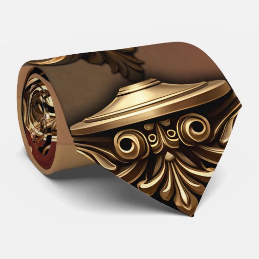 Elegant luxe hart embleem. stropdas (Opgerold)