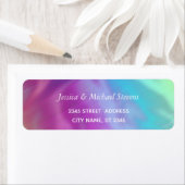 Elegant luxe holografische glitterij etiket (Insitu)