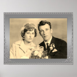 Elegant luxe lijst op maat poster