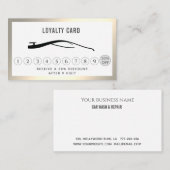 Elegant luxe logo klantenkaartje (Voorkant / Achterkant)
