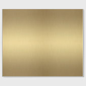 Elegant Luxe Metallic Gold Cadeaupapier (Vlak)