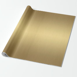 Elegant Luxe Metallic Gold Cadeaupapier
