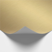 Elegant Luxe Metallic Gold Cadeaupapier (Hoek)