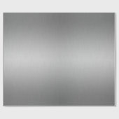 Elegant Luxe Metallic Zilver Grijs Cadeaupapier (Vlak)