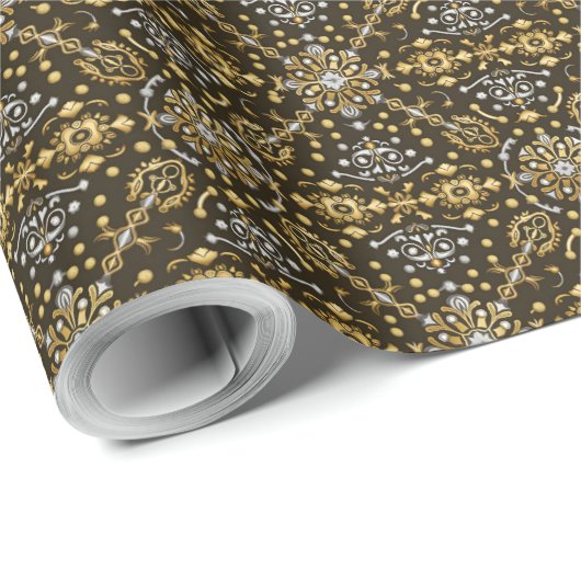 Elegant luxe patroon cadeaupapier (Rol Hoek)