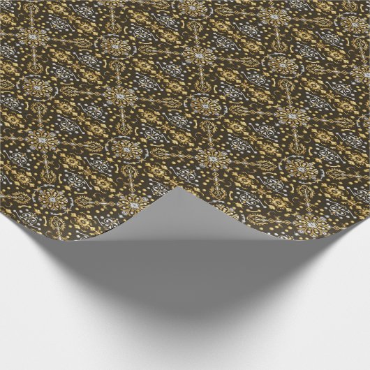 Elegant luxe patroon cadeaupapier (Hoek)