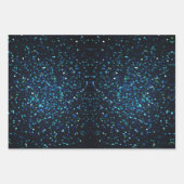 Elegant luxe sterren en spetters inpakpapier vel (Voorkant 3)