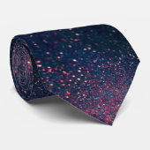 Elegant luxe sterren en spetters stropdas (Opgerold)