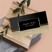 Elegant luxe stijlvol, Faux Gold, Glittery Visitekaartje