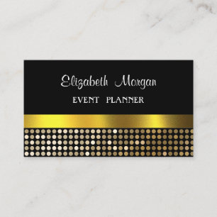 Elegant luxe stijlvol, Faux Gold, Glittery Visitekaartje