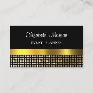 Elegant luxe stijlvol, Faux Gold, Glittery Visitekaartje