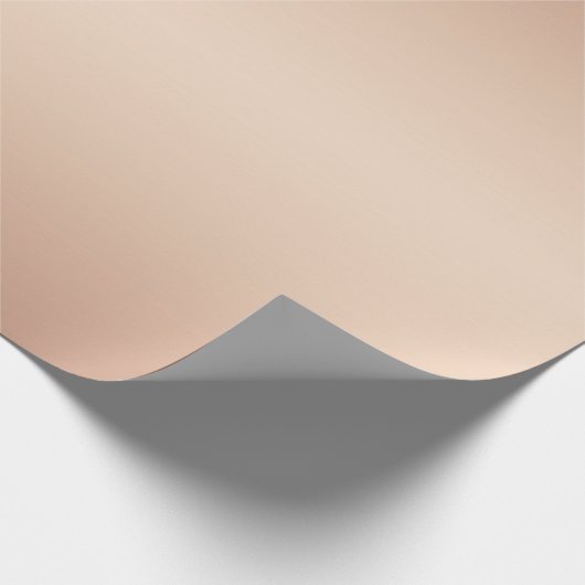 Elegant Luxe Zacht Roze Rose Goud Cadeaupapier (Hoek)