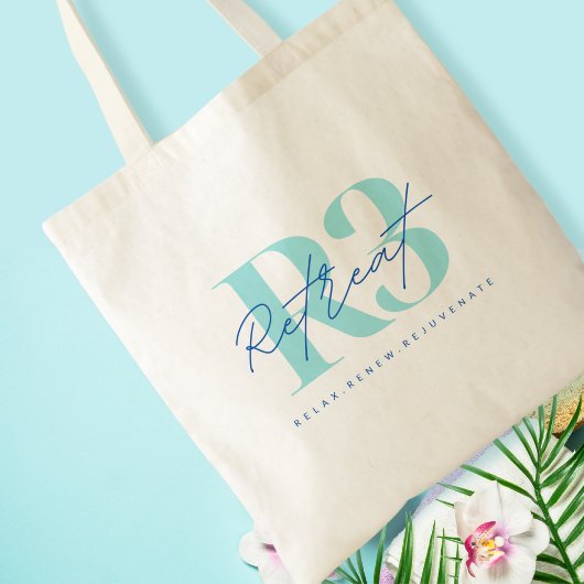 Elegant Luxe Zelfzorg Retraite Corporate Event Tote Bag